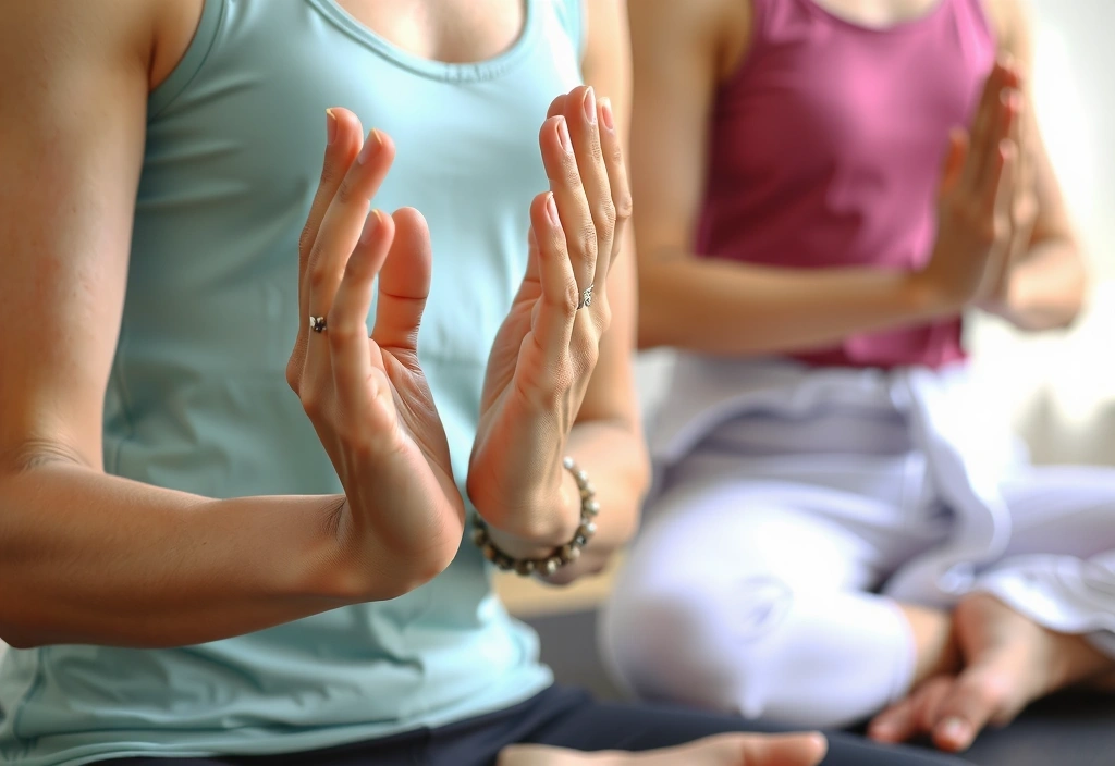 Hands in yoga mudra